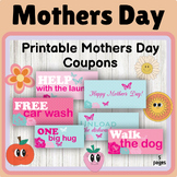 Mother's Day Cards & Printable Coupons Book Gift For Mom |