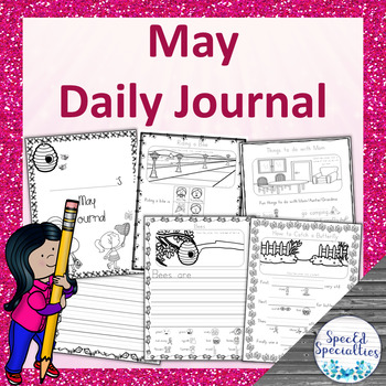 Preview of Mother's Day, Cinco de Mayo Journal Writing for Special Education (May)