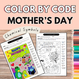 Mother's Day Color By Code CHEMICAL SYMBOLS