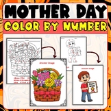 Mother's Day Color by Number, Coloring Page, Craft - Activ