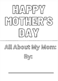 Mother’s Day Coloring Booklet