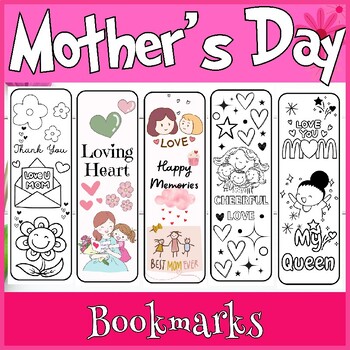 Preview of mothers day bookmark | mothers day crafts | mothers day card