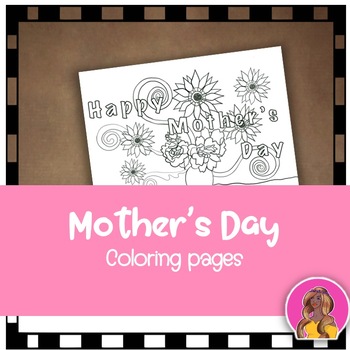 Preview of Mother's Day Coloring Page