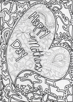 710 Top Coloring Pages For Adults Mothers Day Download Free Images