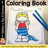 Mother's Day Coloring Pages Crafts Cards and Summer Colori