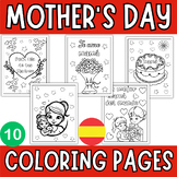 Spanish Mother's Day Coloring Pages - May Coloring Sheets 