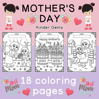 Mother's Day Coloring Pages - Celebrate the BEST Mom