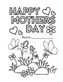 Mother's Day Coloring Pages Printable  Mom / Mum