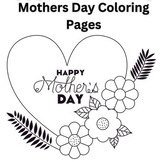 Mother's Day Coloring Pages and Sheets for Kids