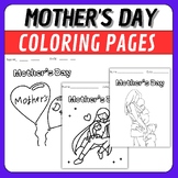 Mother’s Day Coloring Pages, craft - activities, coloring 