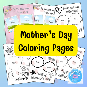 Preview of Mother’s Day Coloring Pages , worksheets