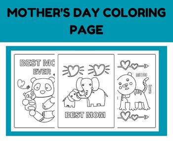 Preview of Mother's Day Coloring pages