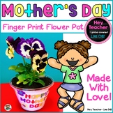 Mother's Day Finger Print Flower Craft