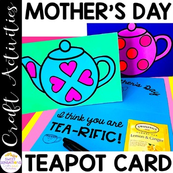Unique Tea Bag Card Quirky gift for Mothers Day Includes Tea Bag.Mum or Granny 
