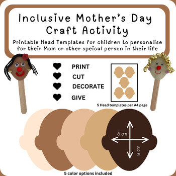 Preview of Mother's Day Craft Activity - Inclusive of all families