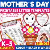 Mother's Day Craft Card Activities Bundle letter template,