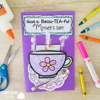 Tea Cup Mother's Day Card