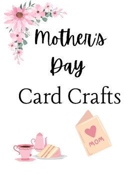 Preview of Mother's Day Craft Card Packet Activity for Kid's
