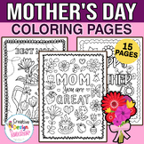Mother's Day Craft Flower Coloring Pages, End of the year 