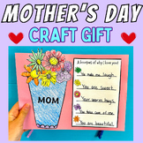 Mother's Day Craft Gift Why I Love You Flowers Bouquet Wri