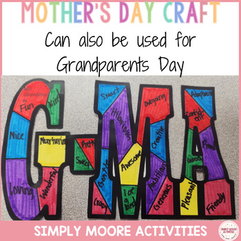 Preview of Mother's Day Craft/ Grandparent's Day Craft