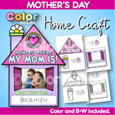 Mother's Day Craft - Home Mom Card Writing Activities Pres