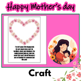Mother's Day Craft Little Fingerprints Poem Mother's Day H