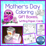 Mother's Day Craft: Mother's Day Writing Pages, Coloring a