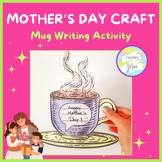 Mother’s Day Craft | Mug Writing Activity | Summer Coloring Pages