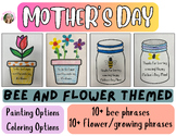 Mother's Day Craft Project - Bee and Flower Theme Included