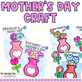 Mother's Day Craft Vase of Flowers Activity