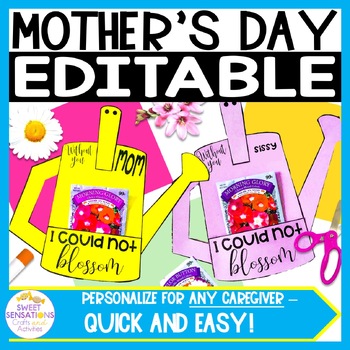 Preview of Mother’s Day Craft Kindergarten Gift Mothers Day Card Flower Activities Low Prep