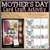 Mother's Day Card Craft Writing Activity and Gift Box {Mom
