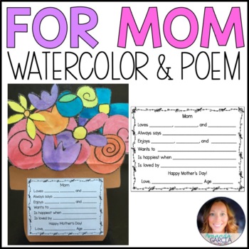 Preview of Mother's Day Craft and Poem FREE