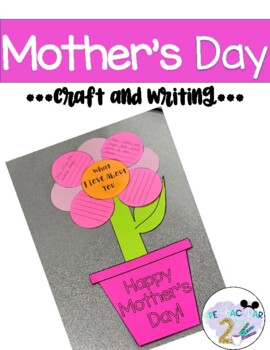 Mother's Day Craft and Writing by Spectacular In 2nd Grade | TPT