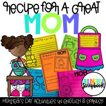 Preview of Mother's Day Craft in English and Spanish Manualidad Día de las Madres