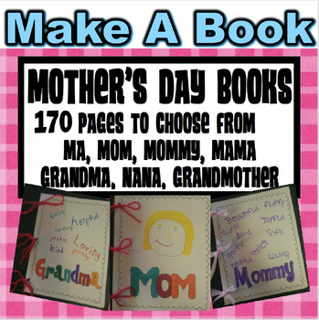Preview of Mother's Day Crafts Books {For Mom, Mama, Mommy, Ma, Grandma, Nana, Grandmother}