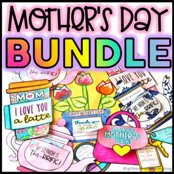 Preview of Mother's Day Crafts and Cards BUNDLE | Mothers Day Gift
