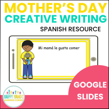 Preview of Mother's Day Creative Writing Prompts in Spanish