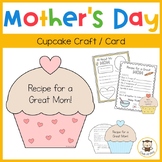 Mother's Day Cupcake Craft and Card