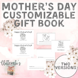 Mother's Day Customizable Gift Memory Gift Keepsake Book F