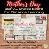Mother's Day DIGITAL Choice Board for Distance and In Pers