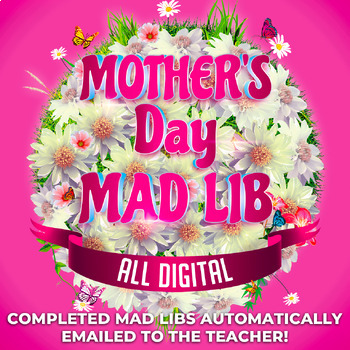 Preview of Mother's Day Digital Mad Lib (GRAMMAR ACTIVITY / PARTS OF SPEECH)