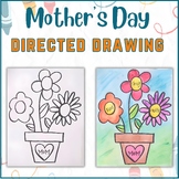 Mother's Day Directed Drawing - How to Draw Spring Flowers