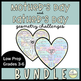 Mother's Day & Father's Day Card Activity BUNDLE - 3rd 4th