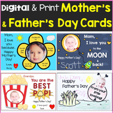 Mother's Day Cards & Father's Day Cards Print & Digital Bundle