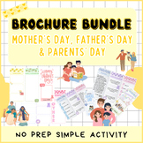 Mother's Day, Father's Day, & Parents' Day Brochure Activi