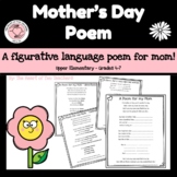 Mother's Day Figurative Language Poem Activity