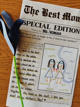 Preview of Mother's Day Fill-in Custom Newspaper Gifts