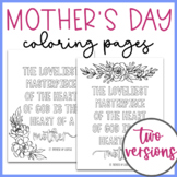 Mother's Day Coloring FREEBIE - St. Therese Quote